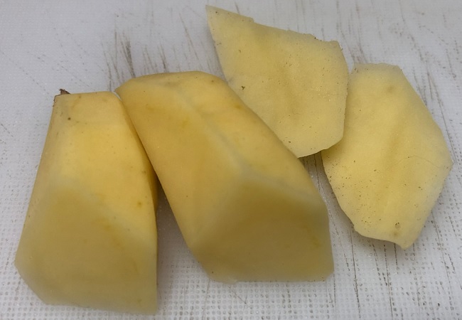 raw potatoes