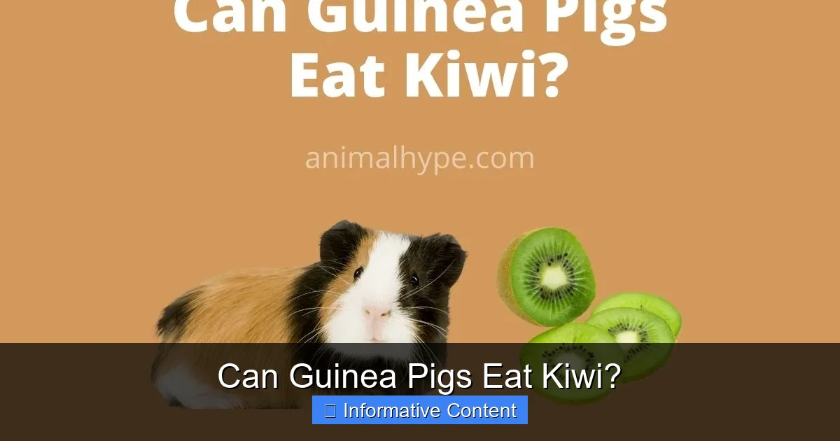 Can Guinea Pigs Eat Kiwi?