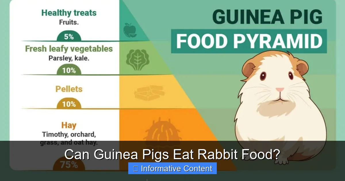 Can Guinea Pigs Eat Rabbit Food?